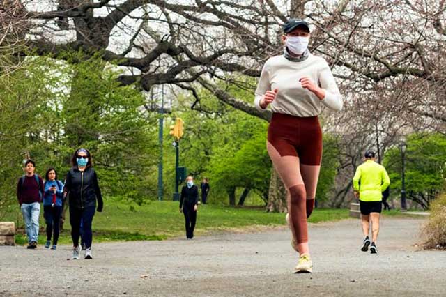 Corrida durante a pandemia